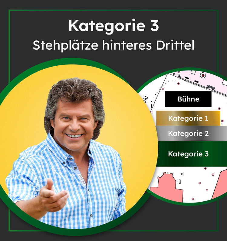 Marktplatzkonzerte: Schlagerfestival mit ANDY BORG & Freunden